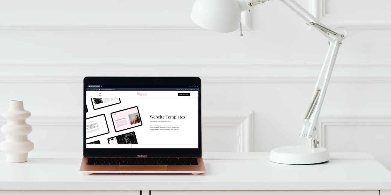 Conception de site webs - SharonDesign - Bloomspace