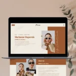 Mariannne an Elementor Template Kit, Website Template UGC Creator Portfolio 7