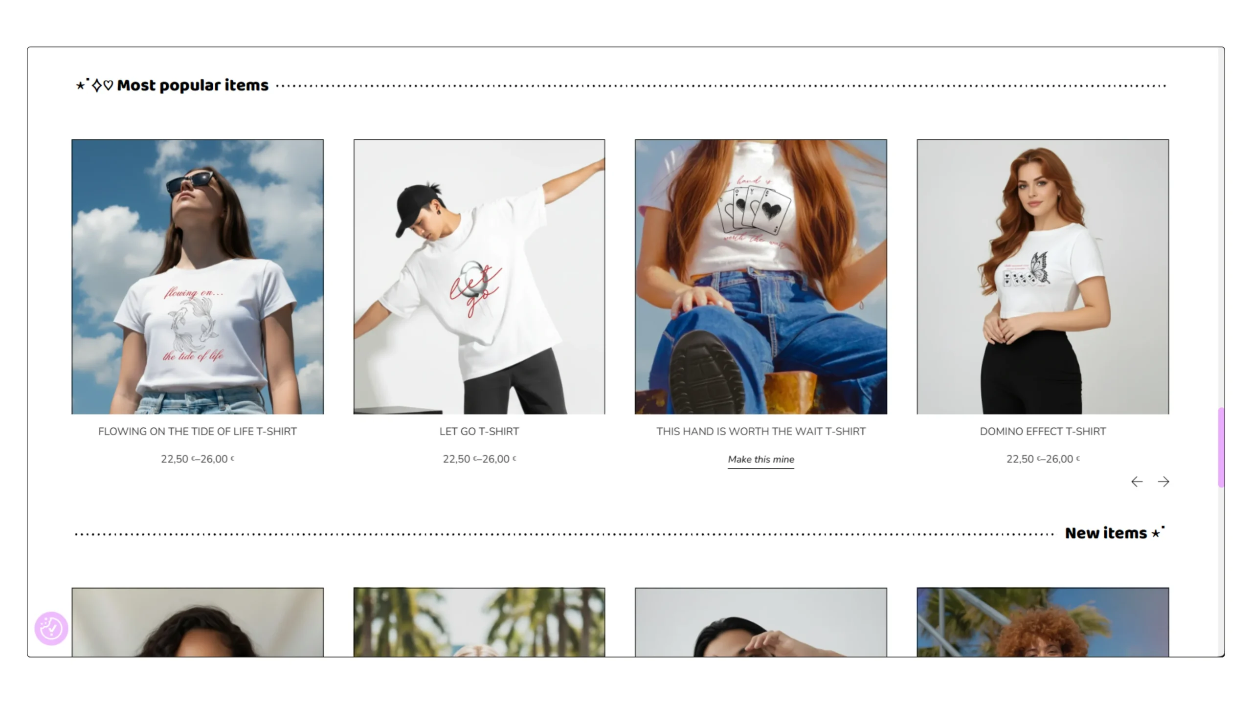 HavenBlooms, site web ecommerce réalisé par Sharon - sharondesign.fr